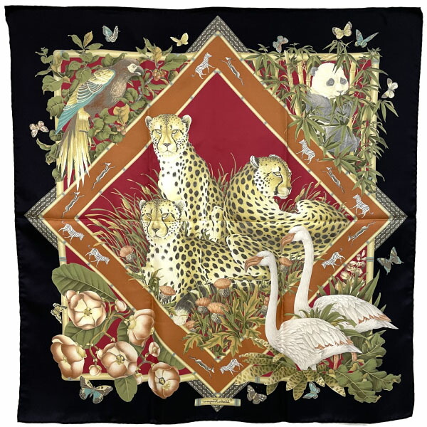 楽天市場】サルバトーレ フェラガモ スカーフ アニマルプリント 大判