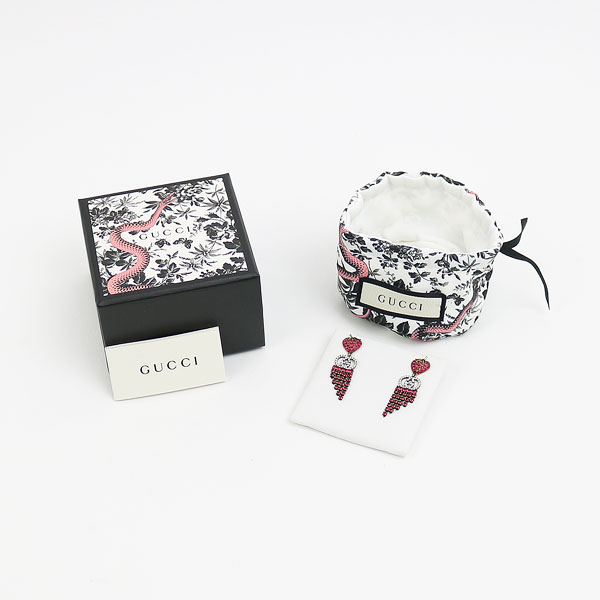 楽天市場】【未使用品】グッチ【GUCCI】 クリスタル付き ストロベリー