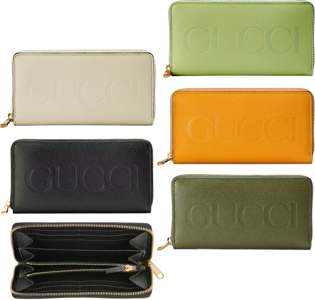 楽天市場】GUCCI グッチ 小銭入付きラウンドファスナー長財布エンボス