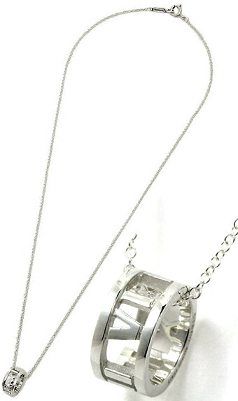 楽天市場】Tiffany&Co. ティファニーアトラス トップリングペンダント