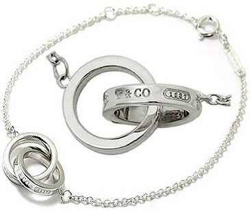 楽天市場】Tiffany&Co. ティファニーダブルリングブレスレットインター