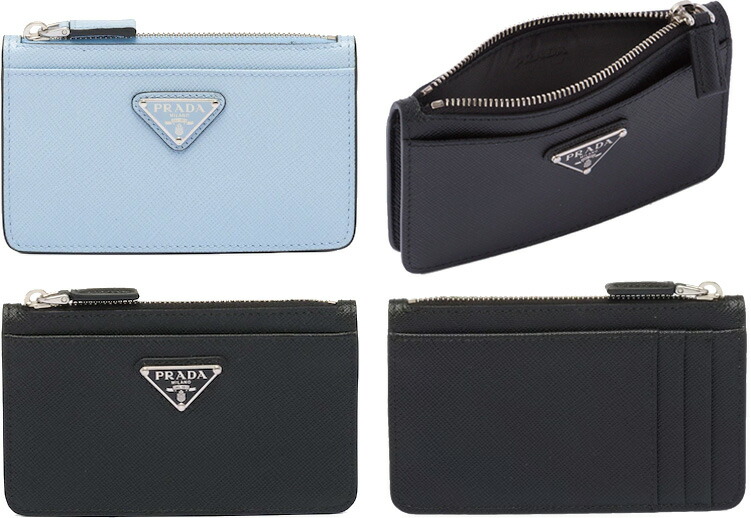 楽天市場】PRADA プラダ 三角ロゴプレートファスナー小銭入れ付き
