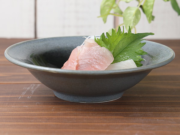 楽天市場】軽量 鉢 黒海タマリム型5.0浅鉢 直径17.0cm 高さ4.9cm 233.5