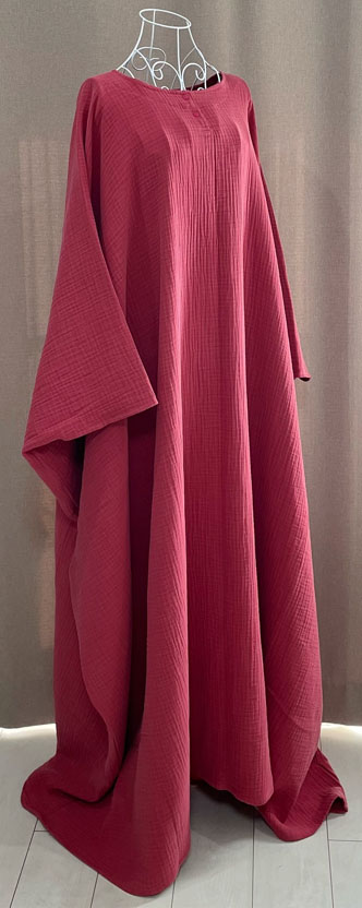 楽天市場】コットン100％、100％綿のよもぎ蒸しマント、薄い