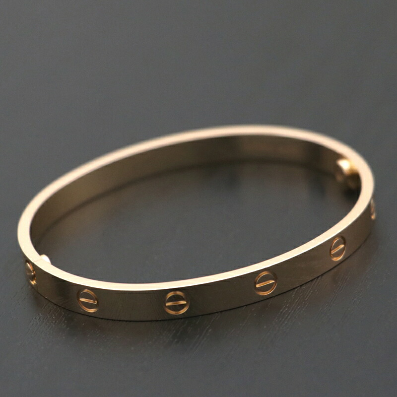 楽天市場】カルティエ【Cartier】【K18PG】新型ラブブレス/18金