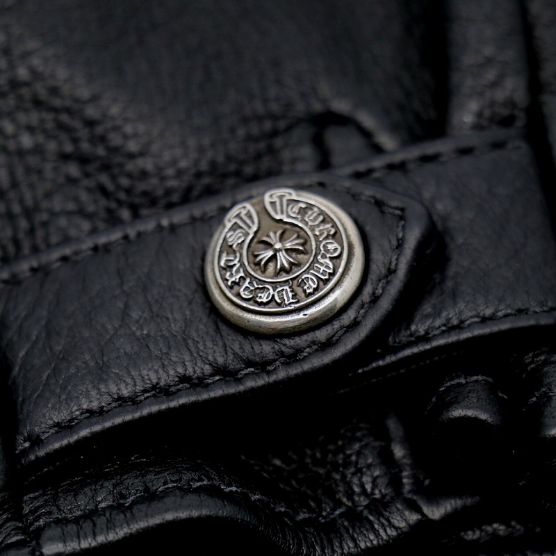楽天市場】クロムハーツ【CHROMEHEARTS】レザーグローブ/ホースシュー