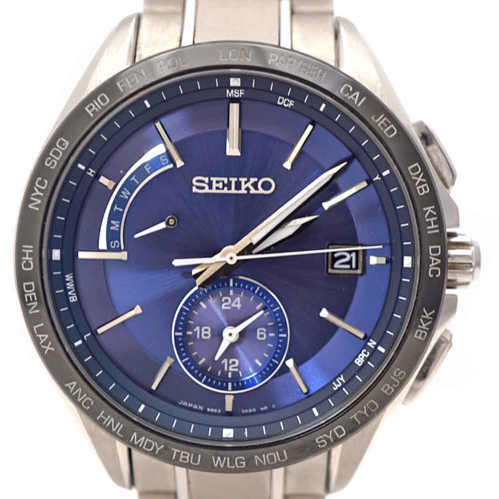 楽天市場】SEIKO【セイコー】 8B63-0AB0 ブライツ チタン ソーラー電波