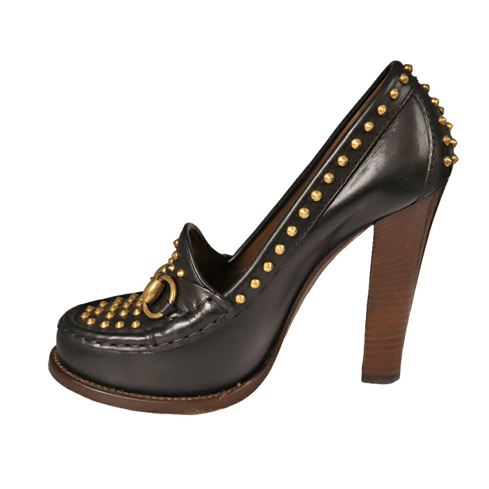 楽天市場】GUCCI【グッチ】313111 スタッズハイヒール ヒール約11.5cm