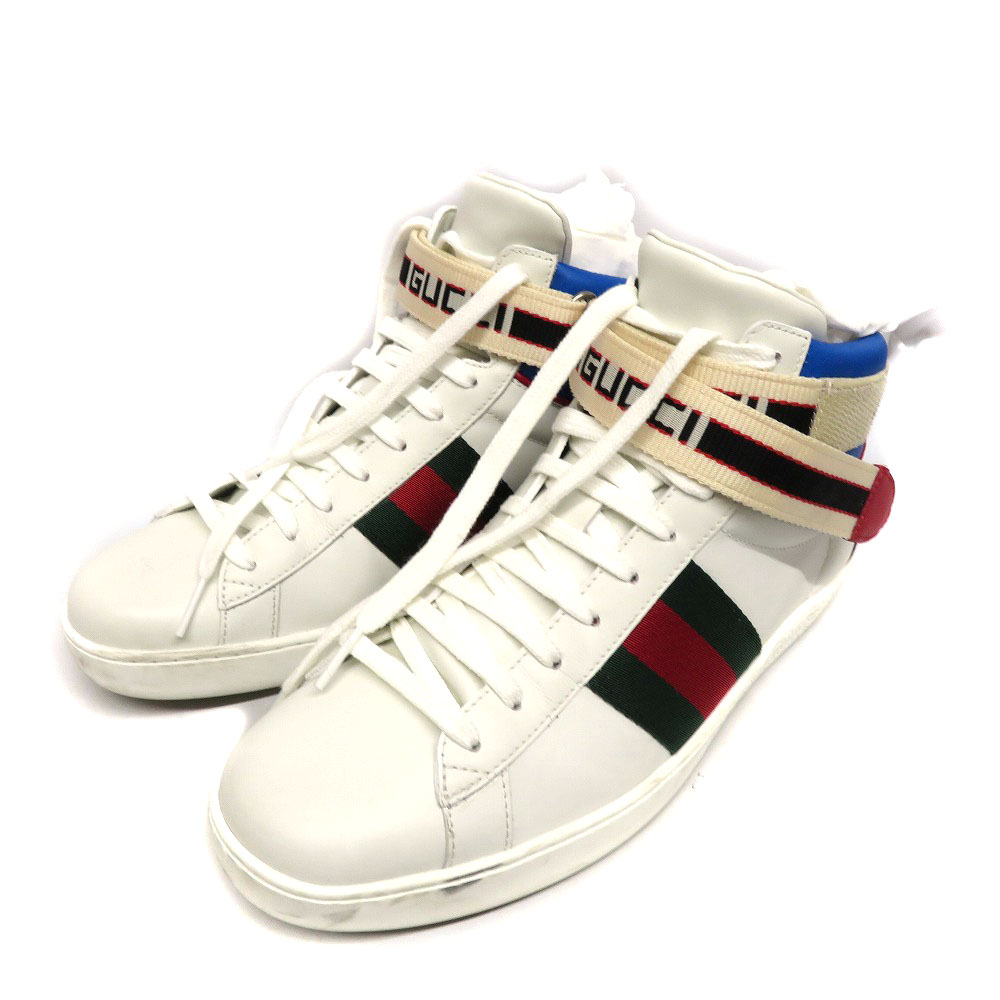 楽天市場】GUCCI 【グッチ】 523472 エースストライプハイカット