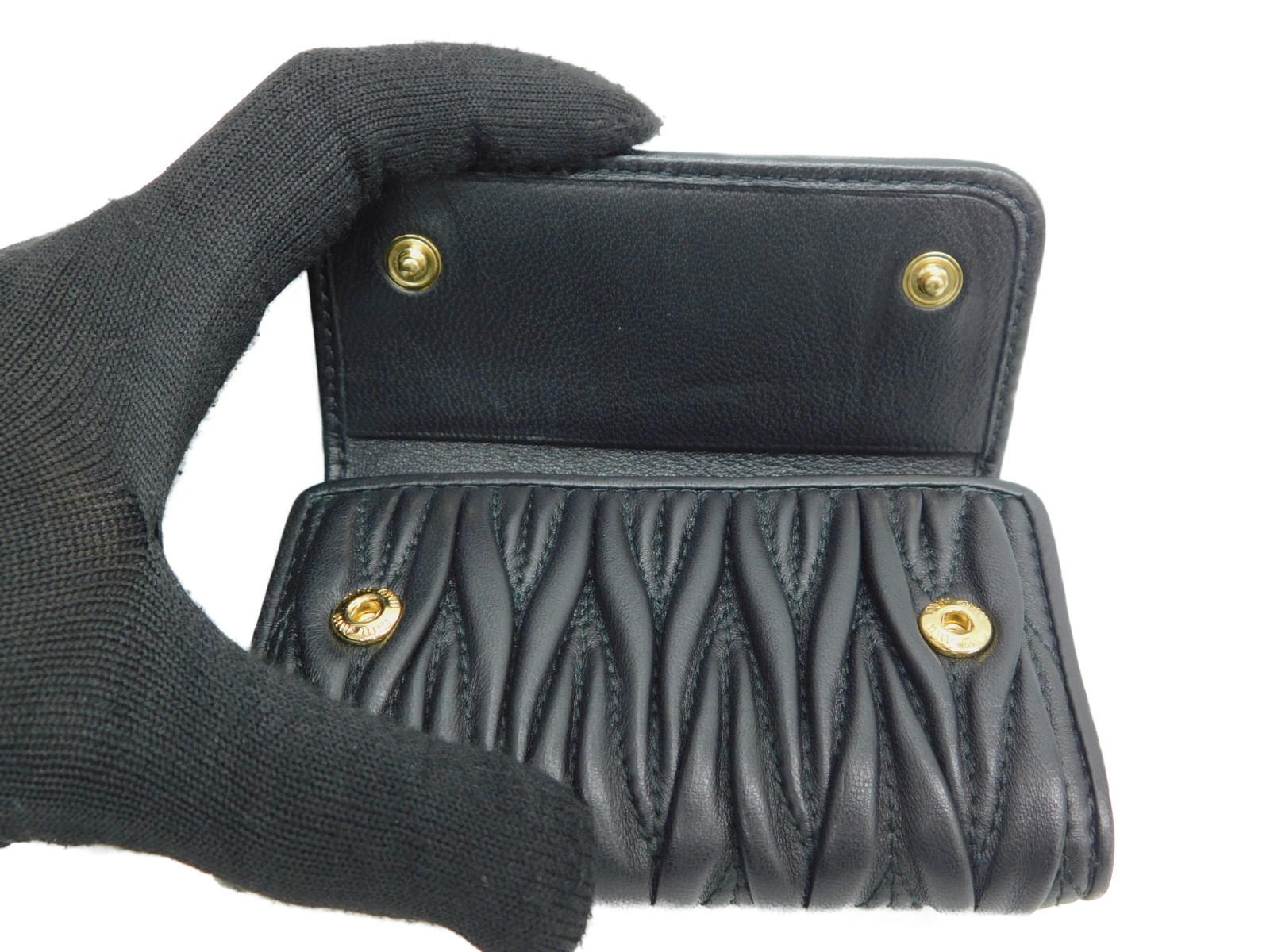 楽天市場】miumiu ミュウミュウ マテラッセ 6連キーケース 5PG222