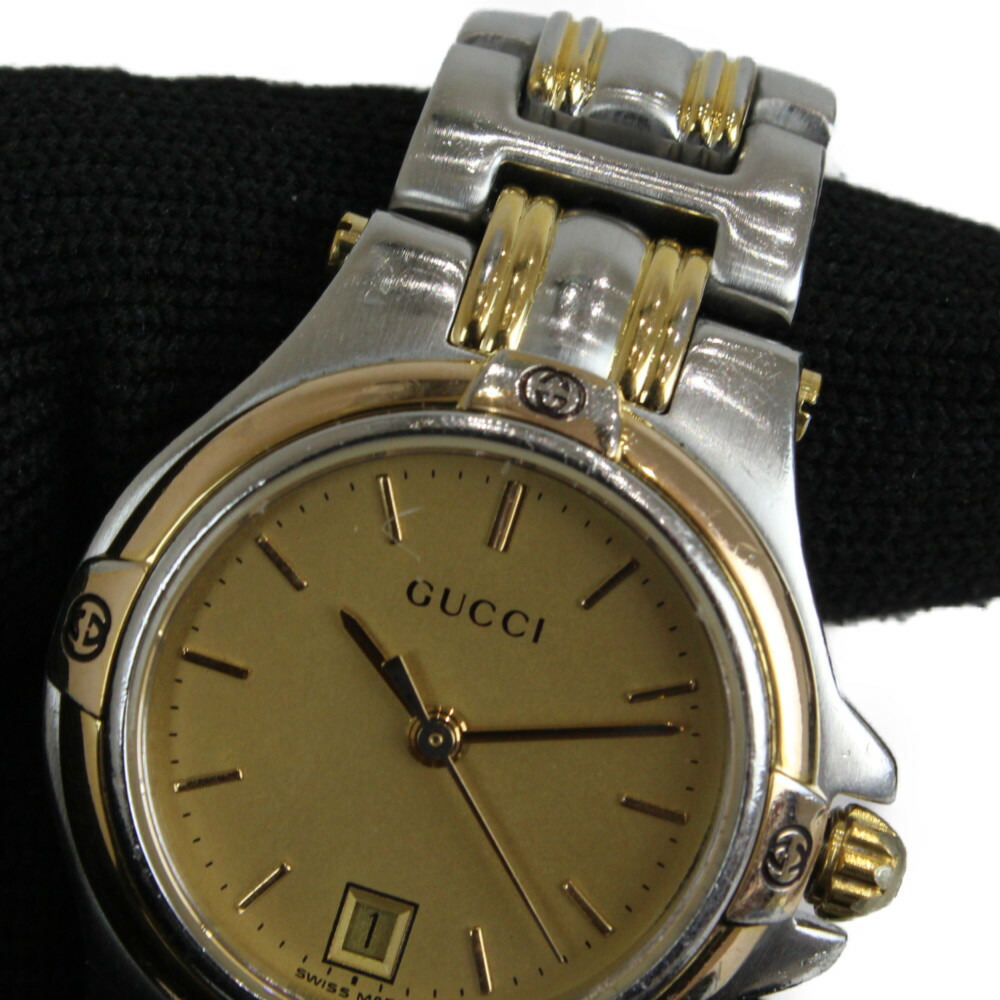 楽天市場】【電池交換済み】GUCCI グッチ 9040L クオーツ デイト SS