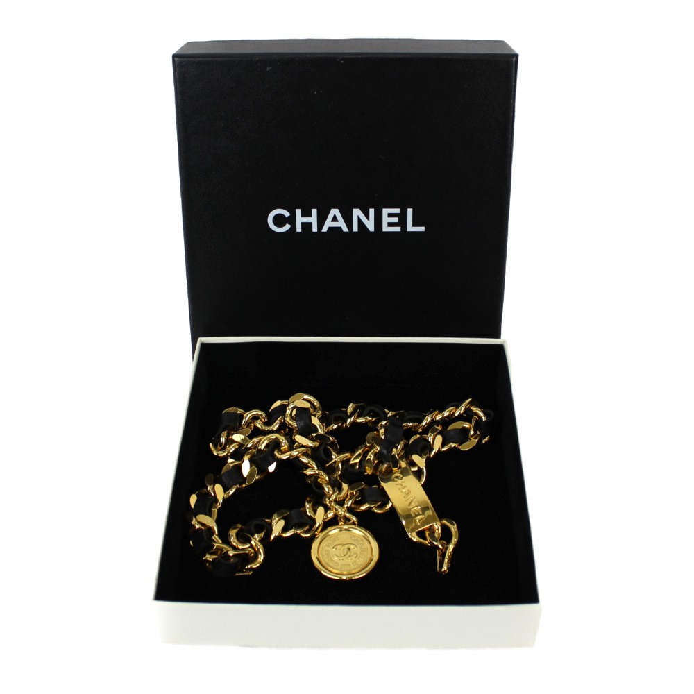 楽天市場】【1994年秋コレクション】CHANEL シャネル チェーンベルト