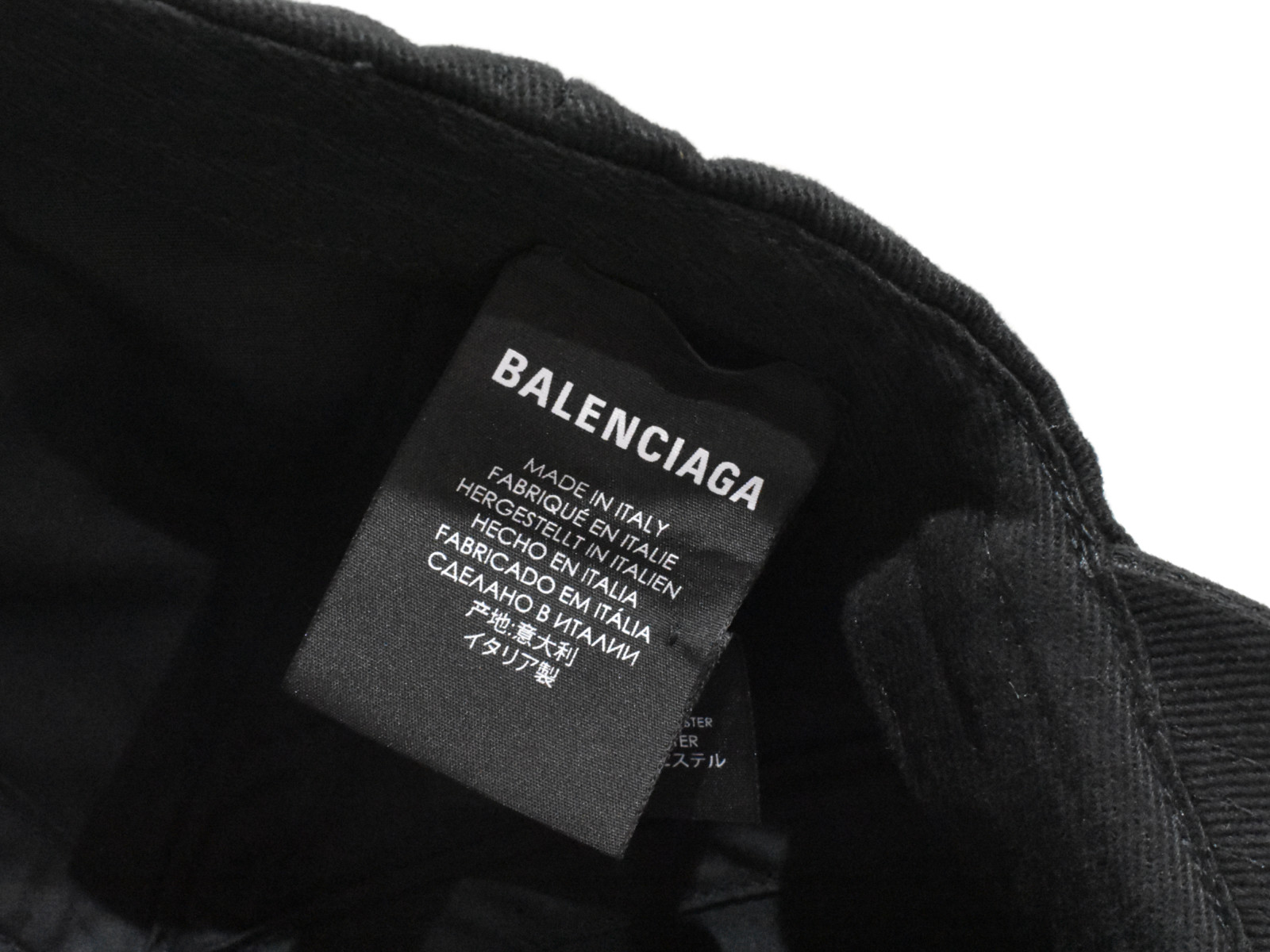 楽天市場】【布袋あり】BALENCIAGA バレンシアガ ロゴキャップ 590758