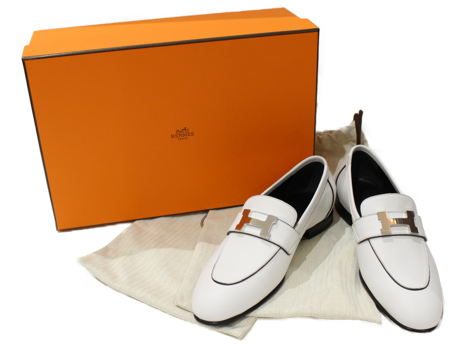 楽天市場】【箱・布袋あり】HERMES エルメス ローファー モカシンパリ