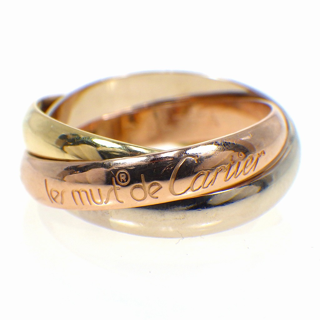 楽天市場】CARTIER カルティエ トリニティリング サイズ#51(約11号) 幅