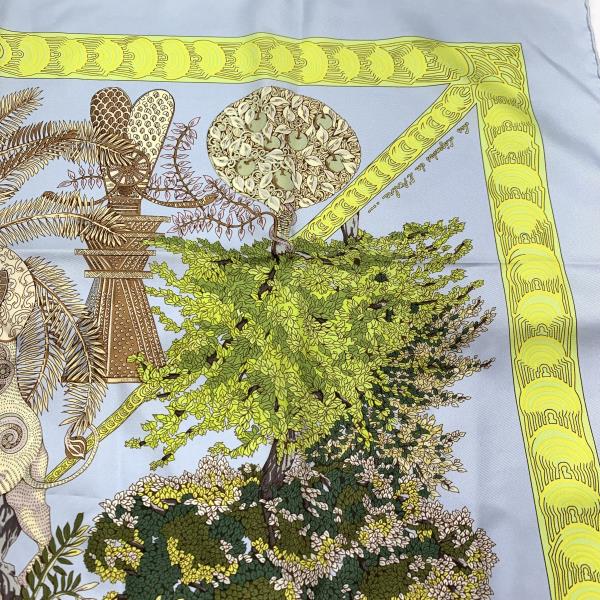 楽天市場】HERMES エルメス カレ90 木の伝説 Les Legendes de LArbre