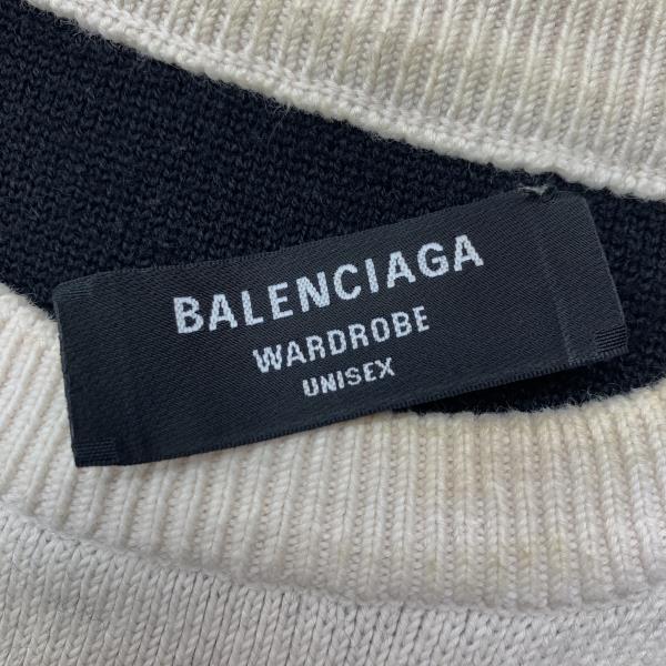 楽天市場】BALENCIAGA バレンシアガ ロゴ 総柄 ニット セーター
