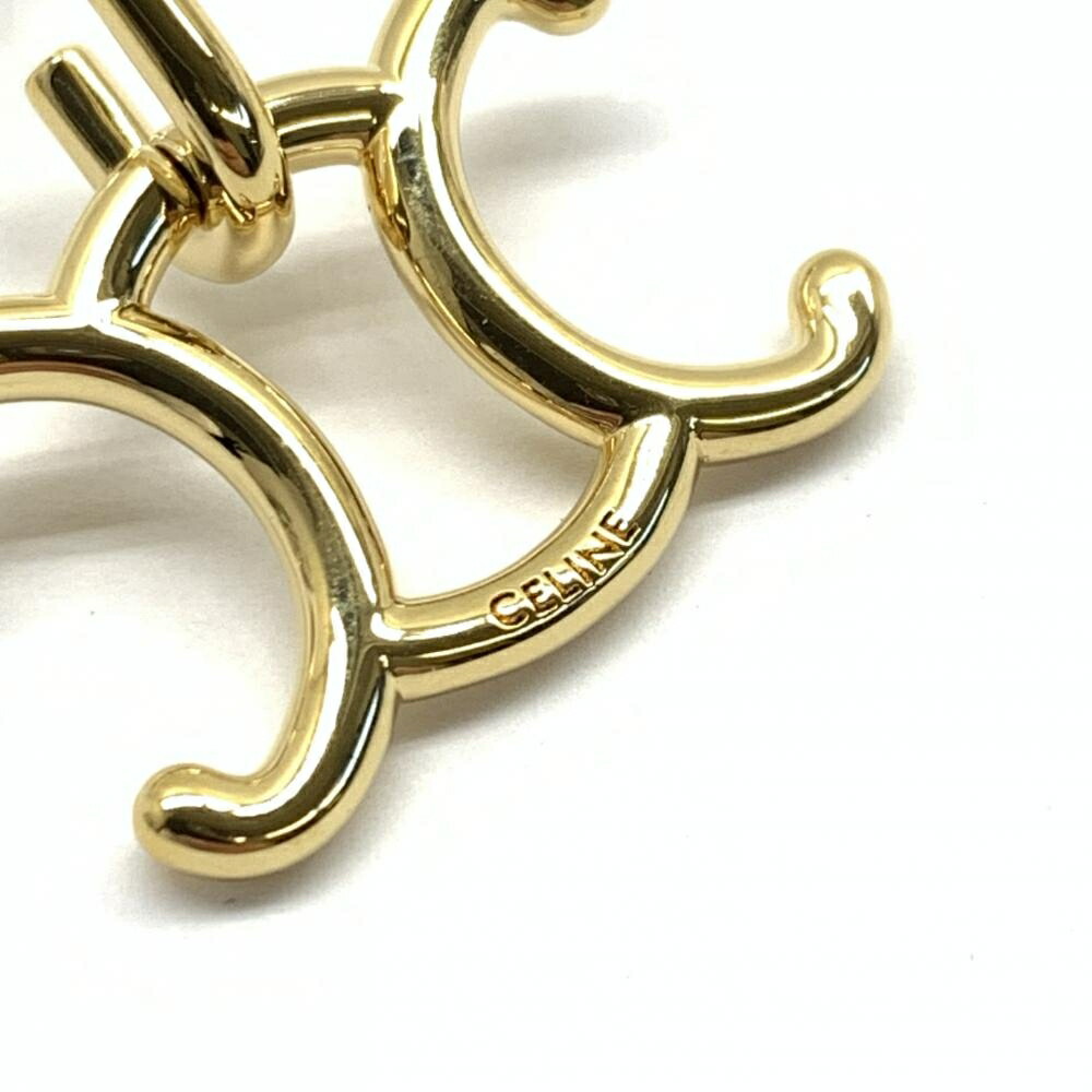 セリーヌ【CELINE】トリオンフ フープピアス 片耳だけ ゴールド☆017