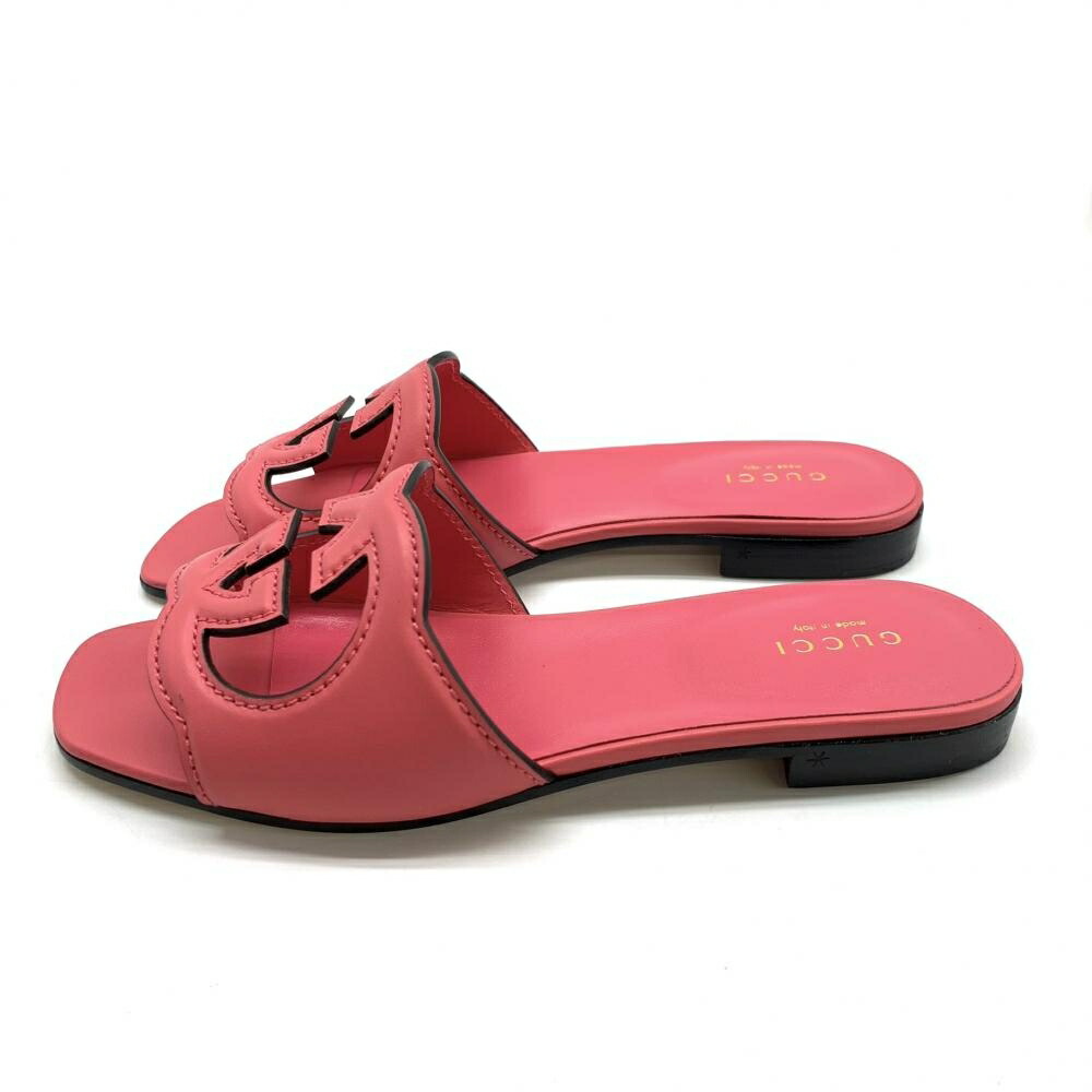 楽天市場】未使用 GUCCI グッチ 742058 インターロッキングG レザー