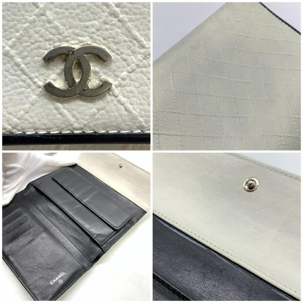 楽天市場】CHANEL シャネル ピコローレ 三つ折り長財布 レザー