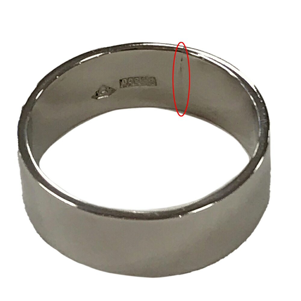 楽天市場】U【中古】【Pt900】 平打ちリング Pt900 約15号 プラチナ