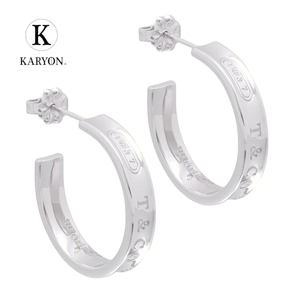 楽天市場】【ギフト品質】ティファニー Tiffany&co フープ ピアス 1837