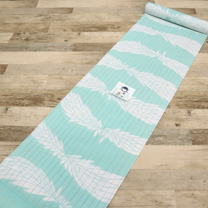 楽天市場】【新品】 反物 『竺仙』 かげろう地浴衣 菊 キングサイズ 長