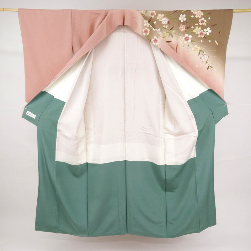 楽天市場】【中古】訪問着＋襦袢セット『花井幸子』彩り揺れる桜模様