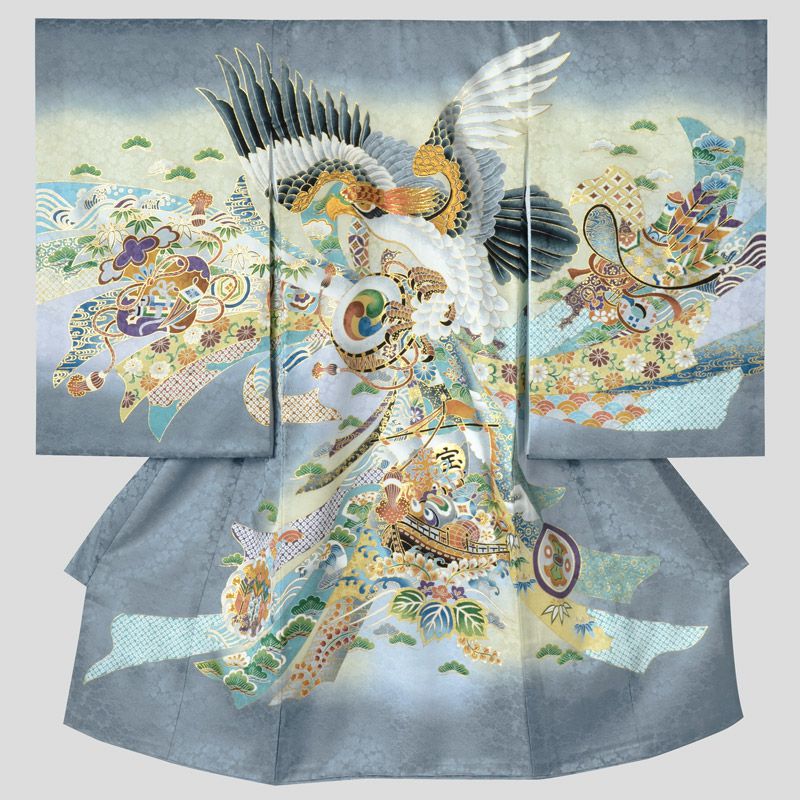 楽天市場】【レンタル】お宮参り 男の子 レンタル 産着 祝い着 初着