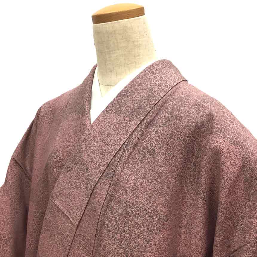 楽天市場】京やC073 正絹 江戸小紋 重要無形文化財 手彫型本染 伝統