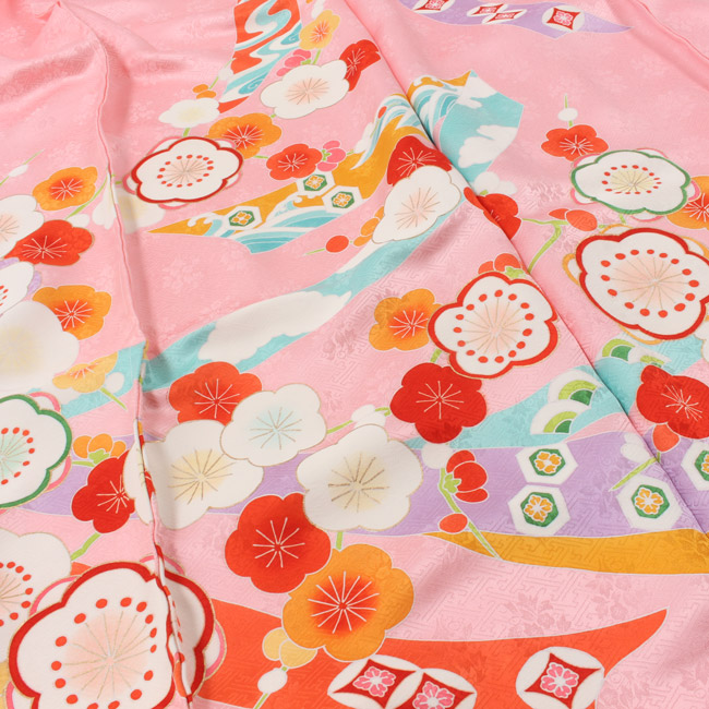 楽天市場】【3/4 20時〜☆20%OFF】七五三 7歳 着物 購入 手挿し型友禅