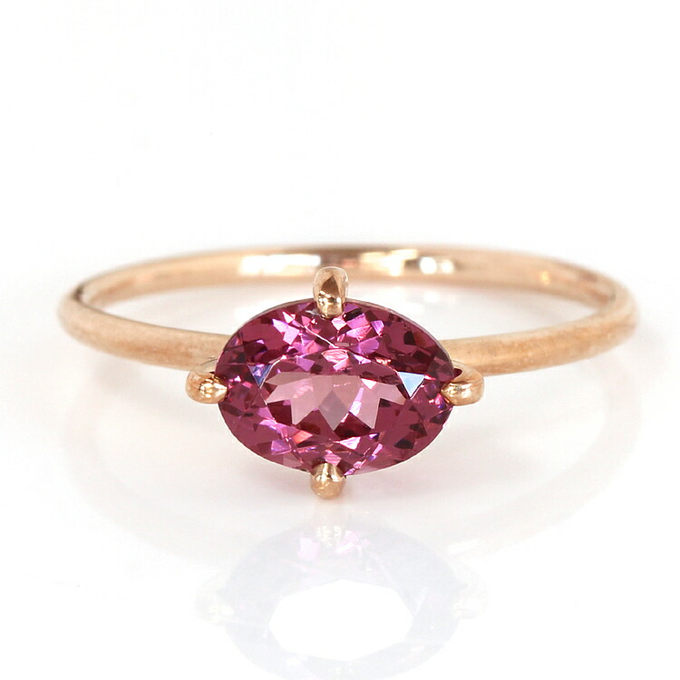 楽天市場】マラヤガーネット K10 K18 ゴールド リング・ジョイル 10K