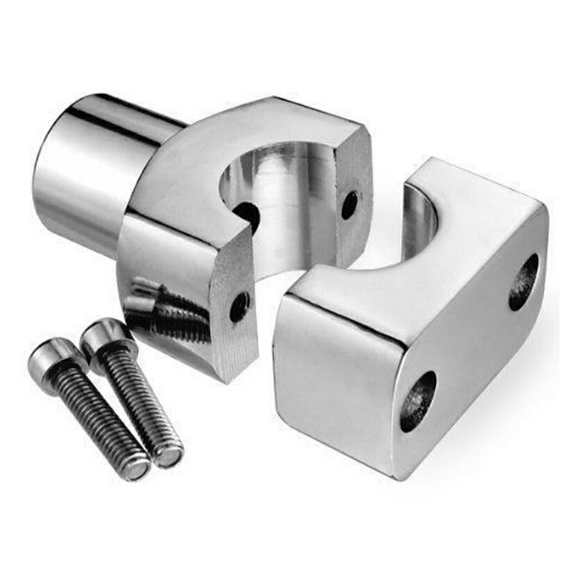 楽天市場】バイク 汎用 角型 ハンドルポスト ハンドルライザー