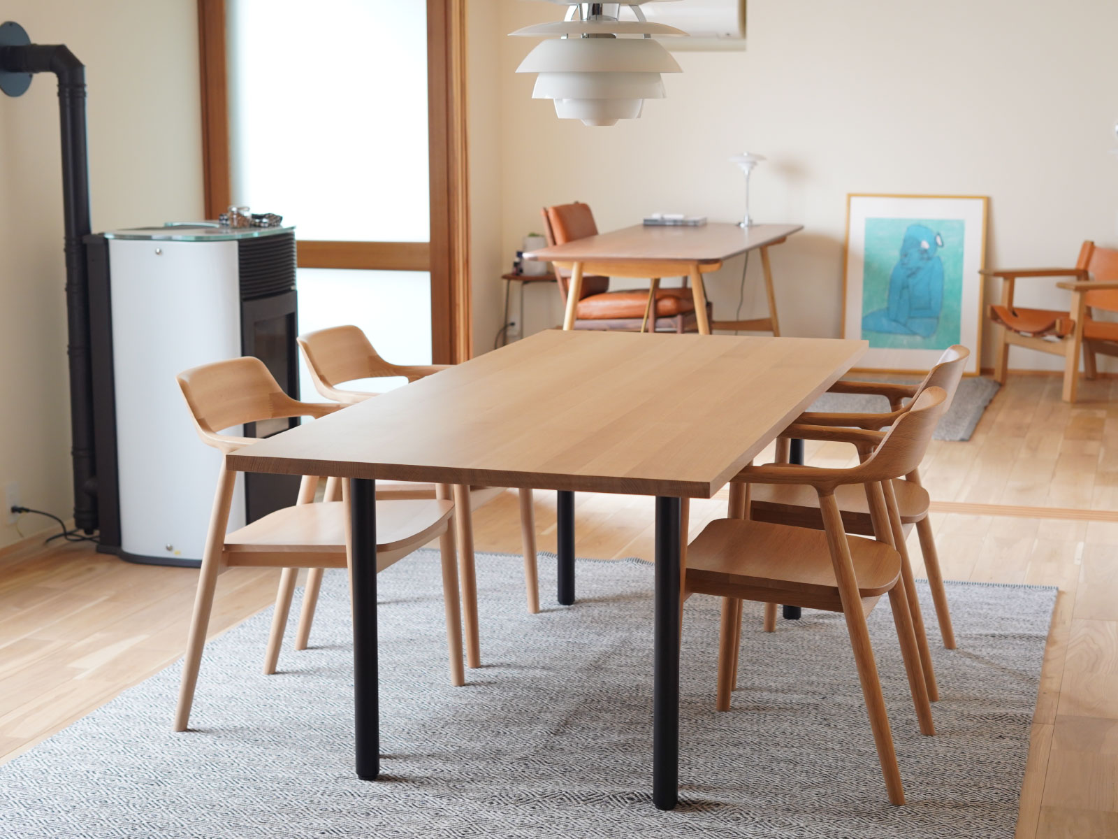 楽天市場】マルニ木工 HIROSHIMA ヒロシマ アームチェア ホワイト