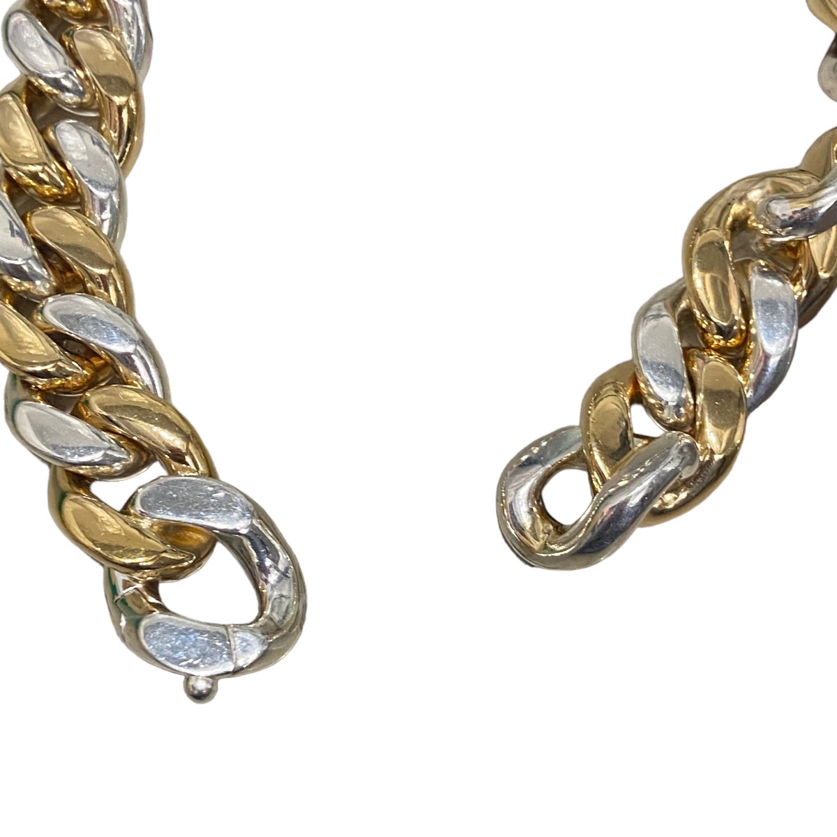 楽天市場】【中古】BOTTEGA VENETAコンビネーションチェーンネックレス