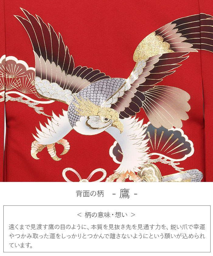 楽天市場】お宮参り 着物 男の子 絹100% 正絹初着 掛け着 産着 赤 金