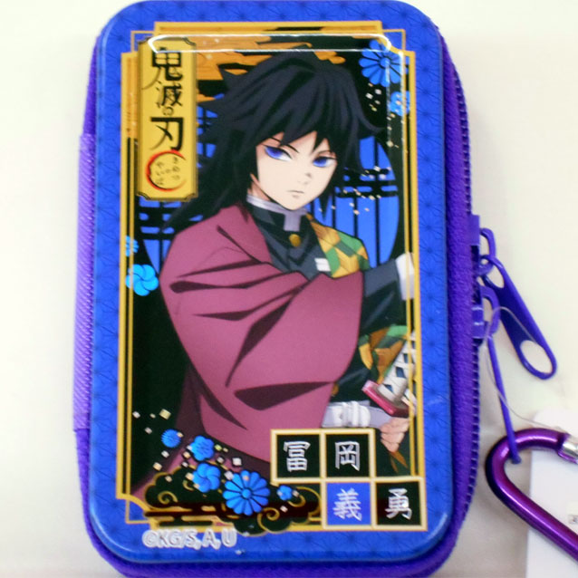 楽天市場】鬼滅の刃(冨岡義勇・胡蝶しのぶ)☆カラビナ付き缶ケース