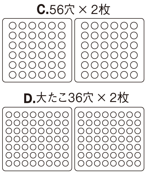 楽天市場】たこ焼き器 ガス式 業務用 銅 たこ焼き台 4連セット