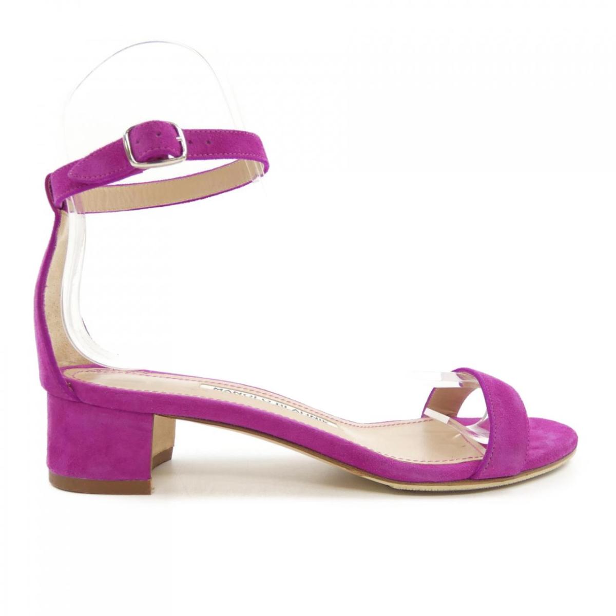 楽天市場】マノロブラニク（カラーピンク）（サンダル｜レディース靴