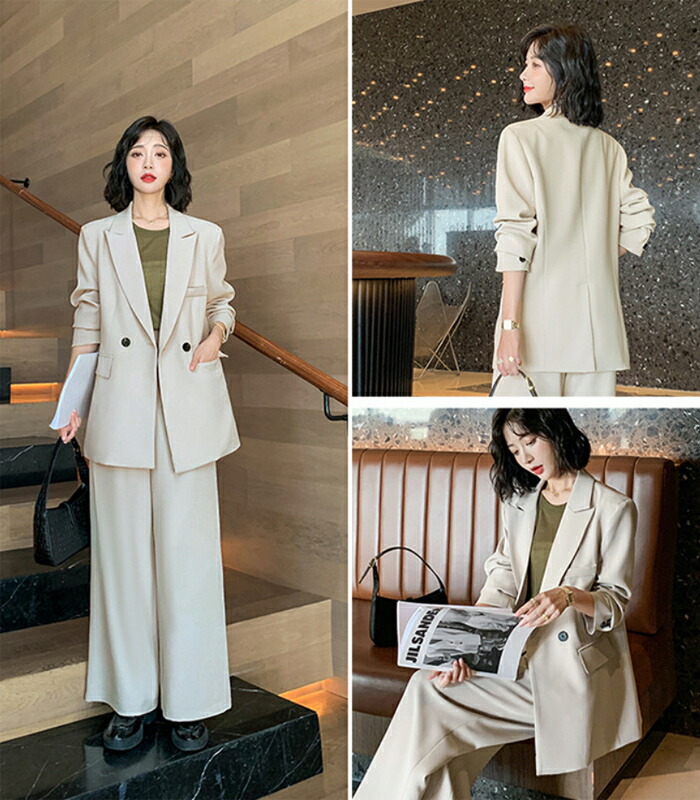 楽天市場】セットアップ パンツ ジャケット レディース カジュアル