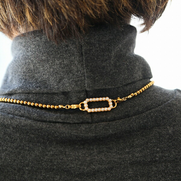 楽天市場】hinahina ヒナヒナ ZERO 4WAYネックレスゴールド × パール