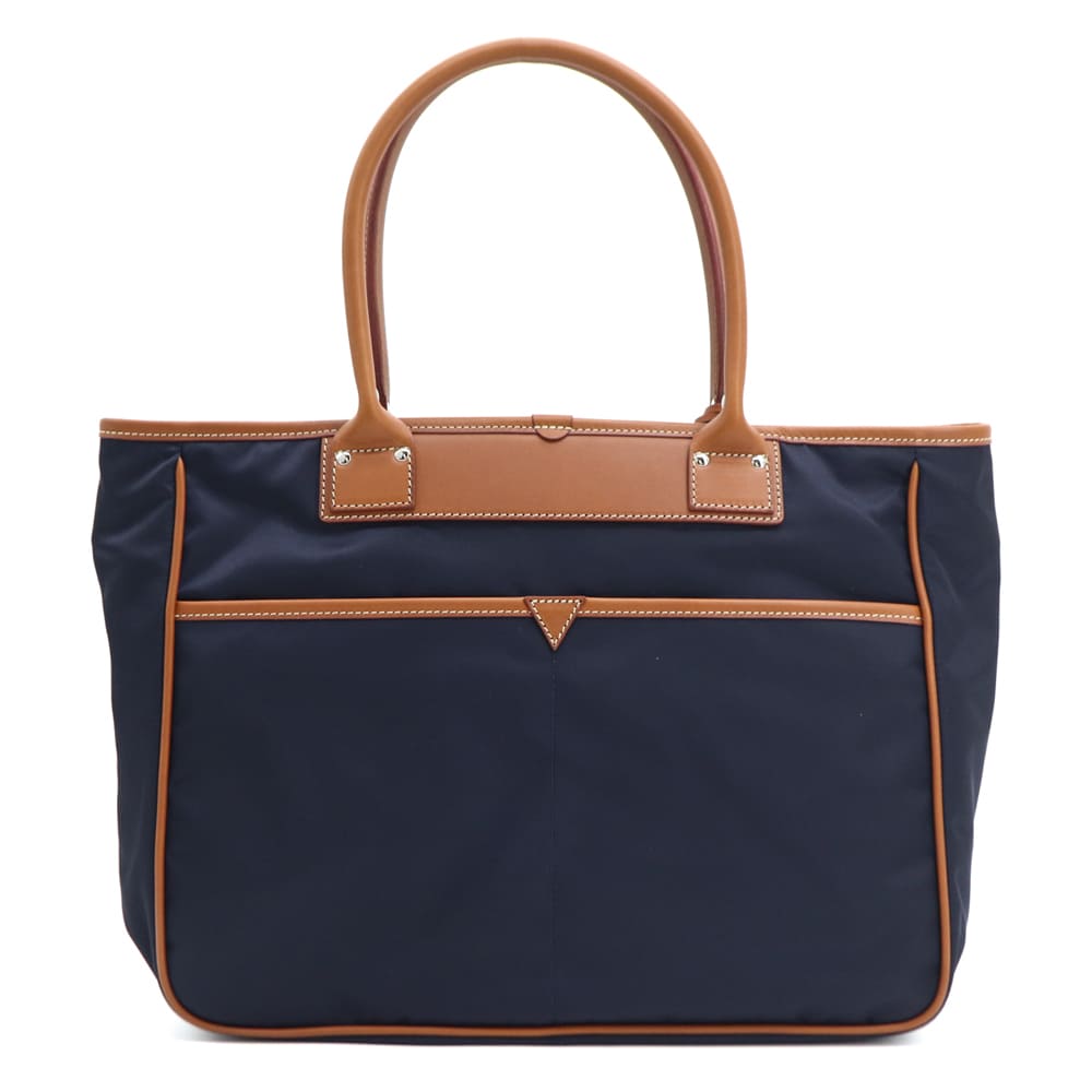 楽天市場】フェリージ バッグ ナイロン×バケッタレザー ビジネストート