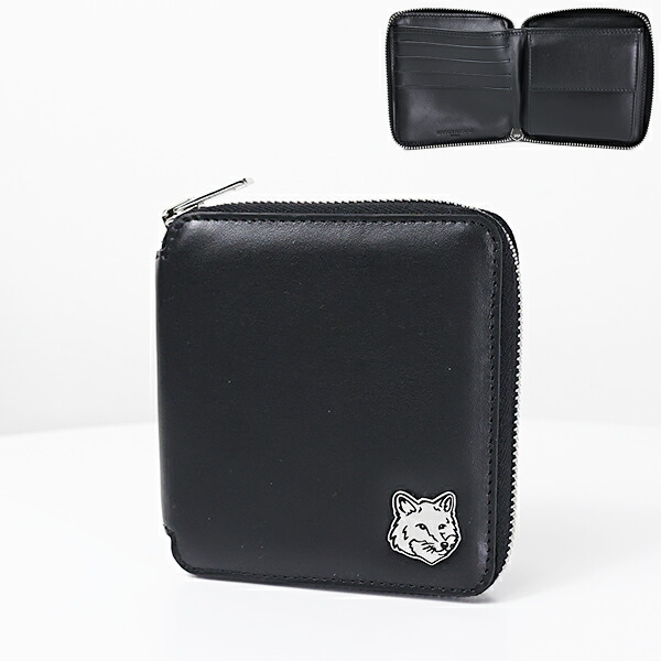 楽天市場】Maison Kitsune メゾンキツネ Fox Head Square Zip Wallet