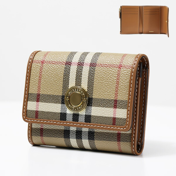 楽天市場】BURBERRY バーバリー CHECK BI-FOLD WALLET 三つ折り財布