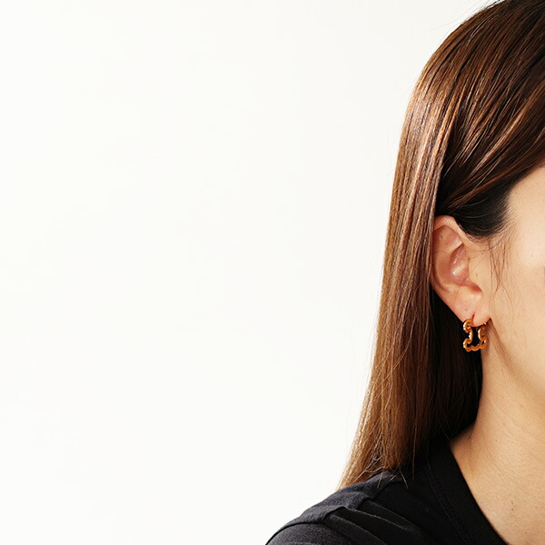 楽天市場】CELINE セリーヌ ピアス Triomphe Large Earrings 460HS6BRA