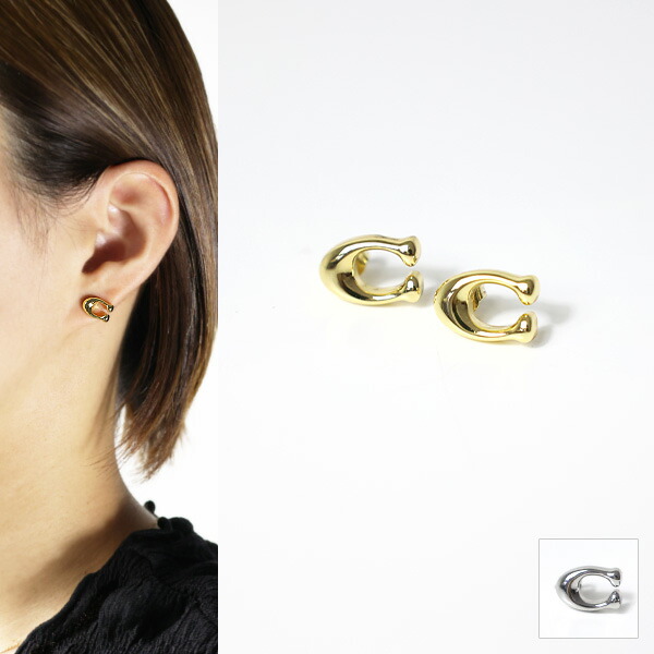楽天市場】Coach コーチ Signature C Earrings 37369816 ピアス