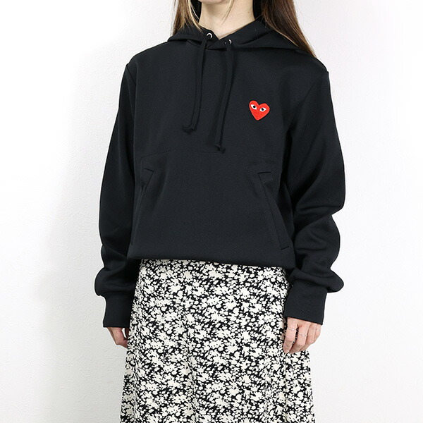 楽天市場】COMME des GARCONS コムデギャルソン Play Logo Hoodie プル