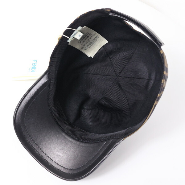 楽天市場】FENDI フェンディ FENDI KIDS FF LOGO BASEBALL CAP