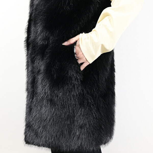 楽天市場】HERNO ヘルノ ファーベスト Resort Fur Long Vest リゾート