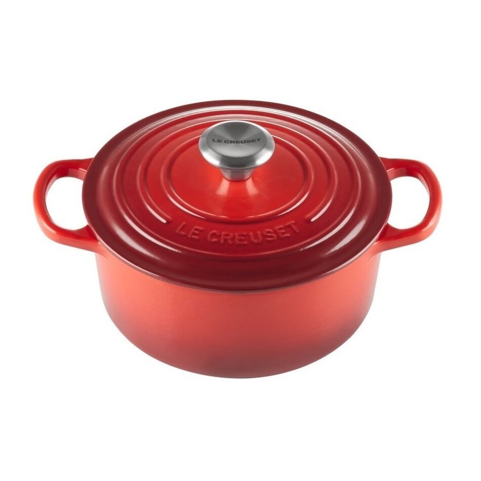 ル・クルーゼ シグニチャー ココット・ロンド 24cm [オレンジ] (鍋